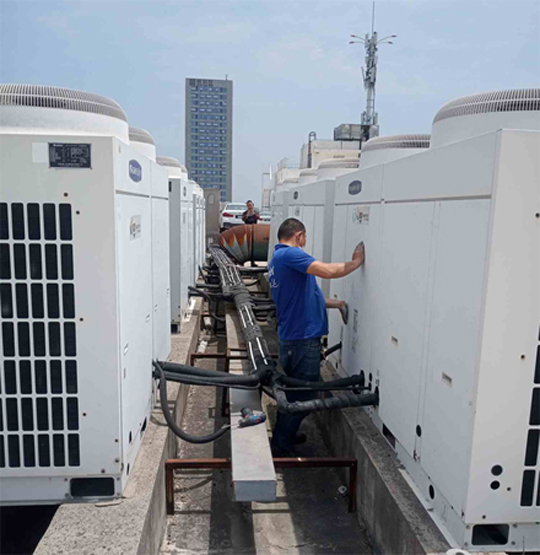 郫县中央空调制热和不制冷系统维修方法